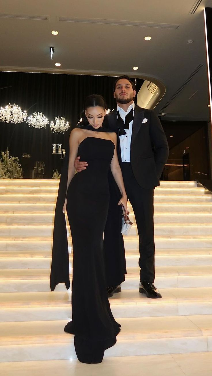 Elegant Black Sheath Long Evening Dress Fitted Gala Maxi Dresses