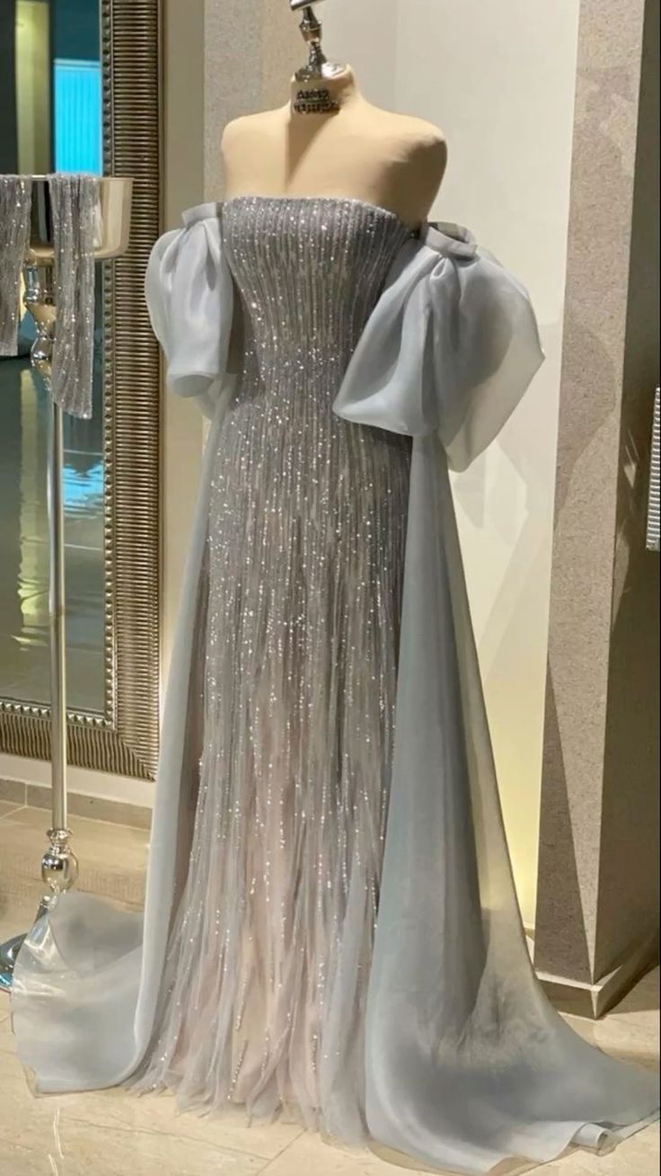 Classy Sheath Off The Shoulder Sequin Long Party Dress Prom Dresses Evening Dress HZ1024