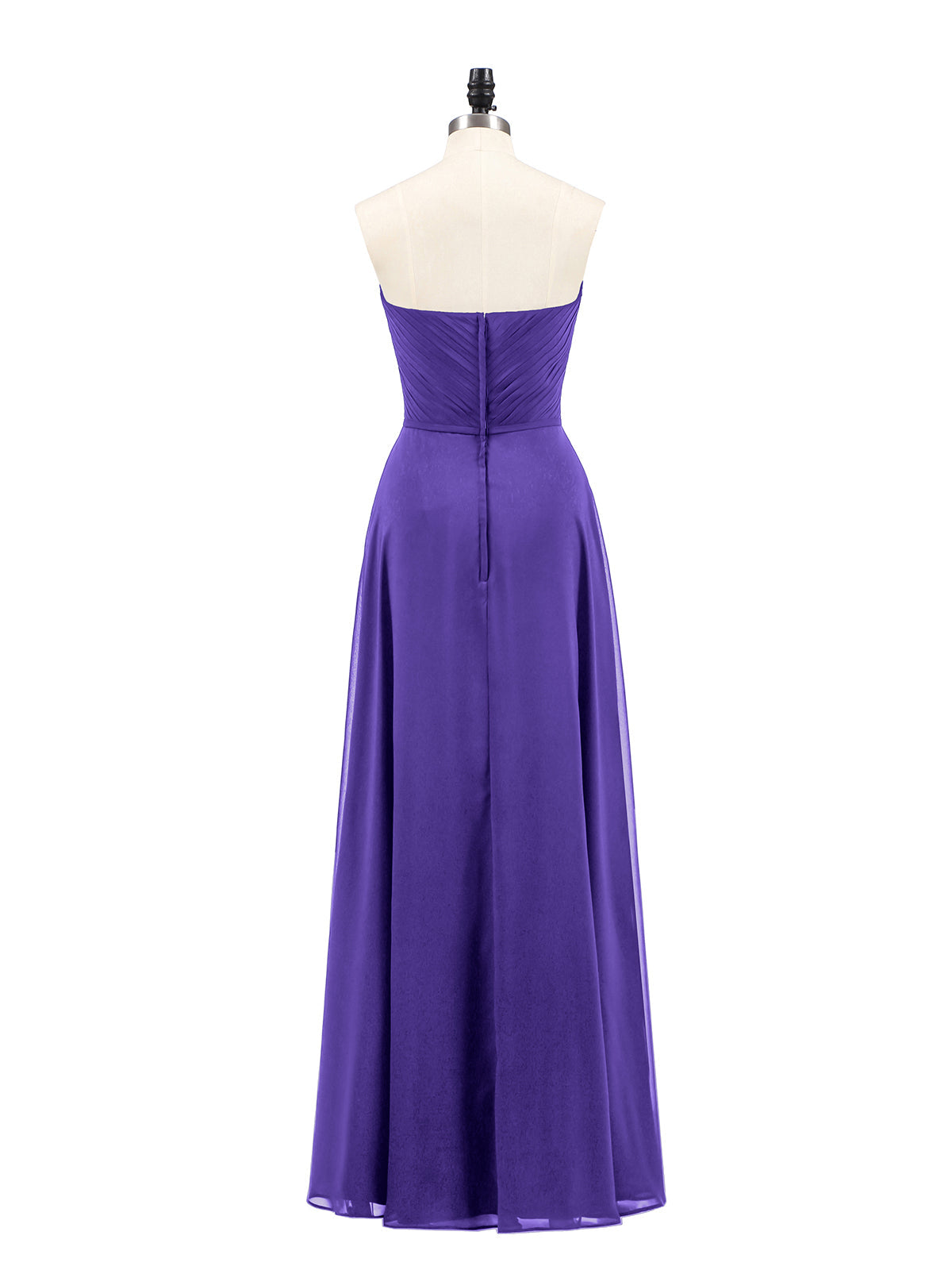 Strapless Bridesmaid Dress with Sweetheart Neck Regency
