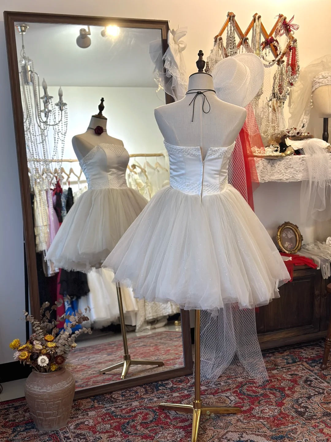 Cute Homecoming Dress Strapless Short Prom Dress Birthday Party Dress HZ0319