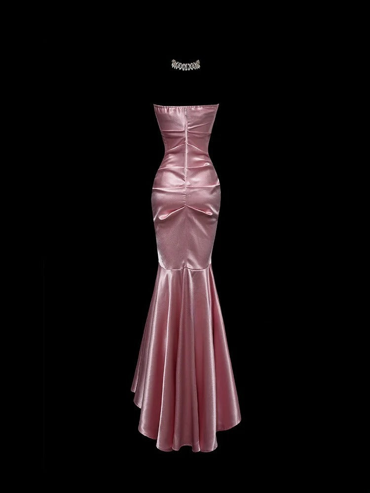 Stunning Prom Dress Sweetheart Pleated Mermaid Gala Dress Evening Dress Birthday Party Dress HZ0319