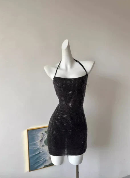Vintage Shiny Beaded Sheath Short Party Dress Cocktail Dress Homecoming Dress HZ1024