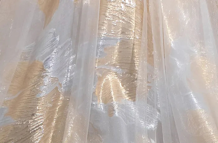 Beautiful Spaghetti Strap Floor Length Prom Dress, A-Line Floral Pattern Evening Party Dress HZ1024