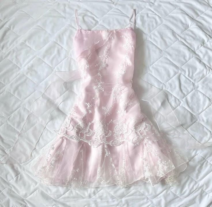girlhomeshops--Homecoming Dress Pink Short Lace Short Girls Dress Seventh Grade Dress gh5665