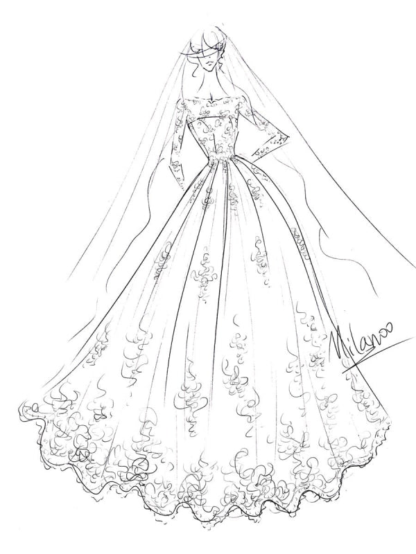 Bateau Neck Princess Wedding Dresses Long Sleeve Lace Tulle Bridal Gowns