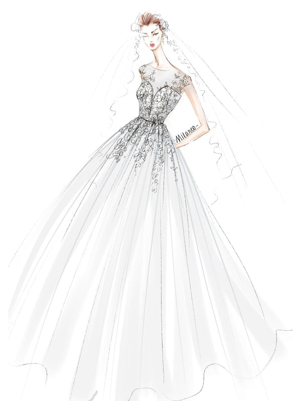 Princess Wedding Dresses Jewel Neck Sleeveless Lace Soft Tulle Bridal Gowns