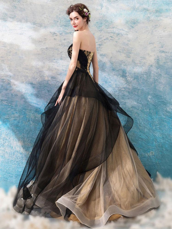 Wedding Dresses Princess Sleeveless Pleated Tulle Bridal Dress