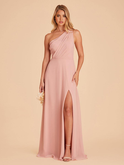 A-Line Floor-Length Chiffon Formal Gowns formal dresses evening gown Bridesmaid Dress