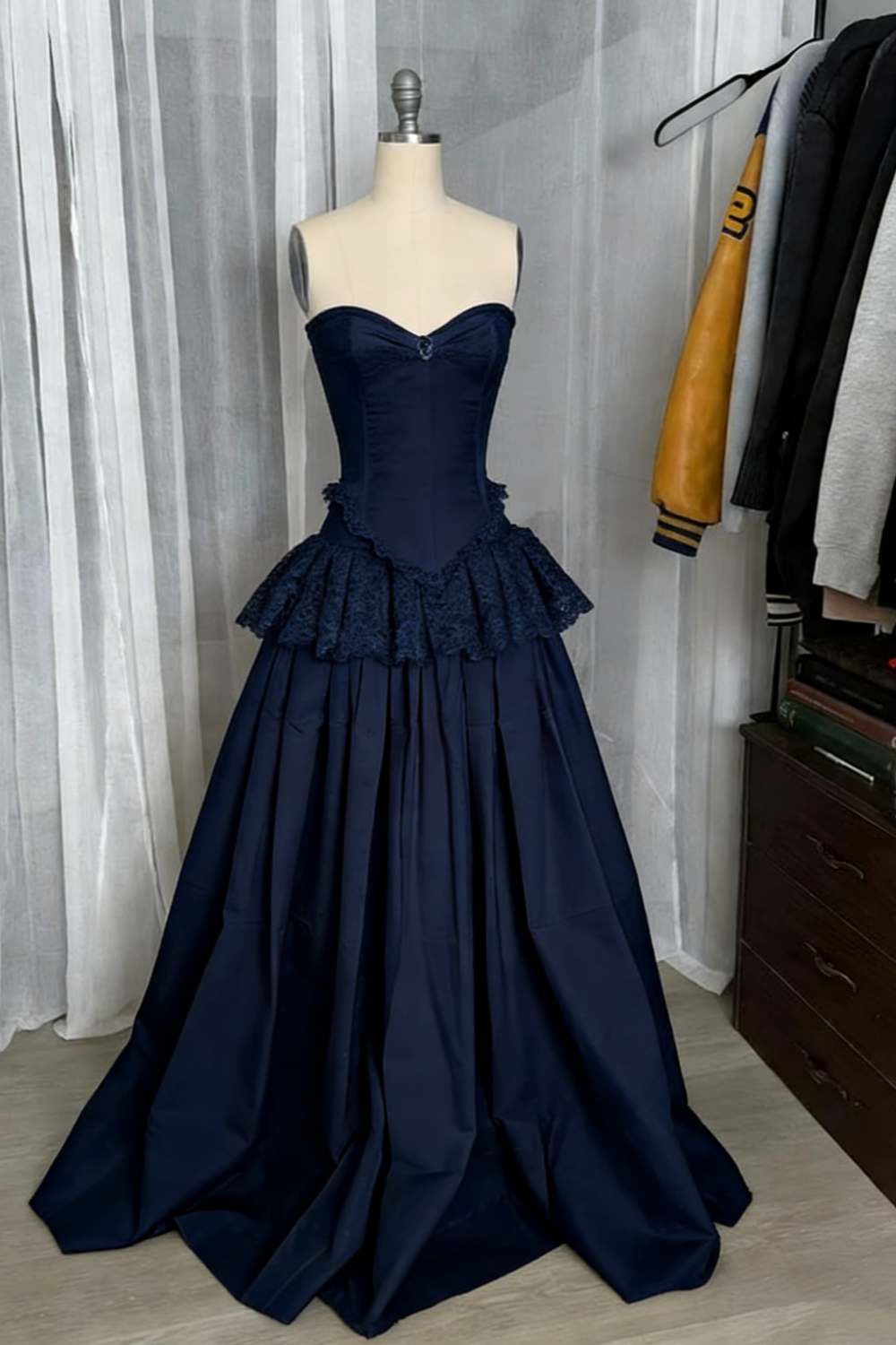Halter Sleeveless Champagne Lace Train Gown | Fairy Luxury Corset Ruffle Maxi Dress for Gala Ball gh6464