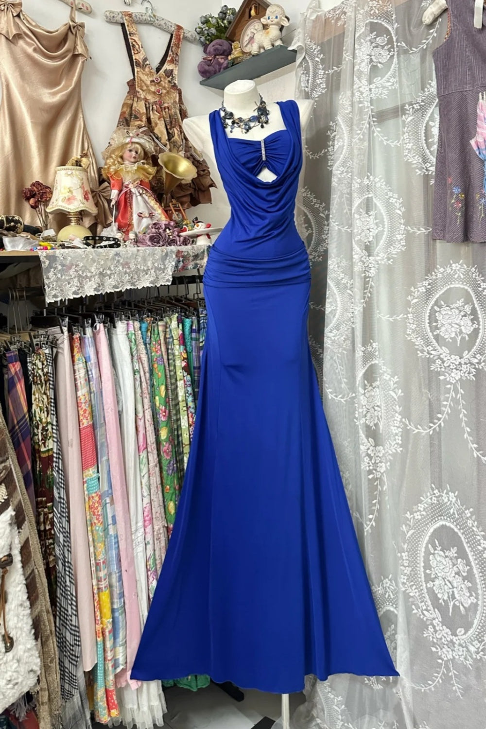 Retro Dress Exquisite long evening gown gh6687