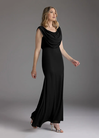 Mermaid Beaded Black formal dresses evening dress Mother of the Bride Dresses