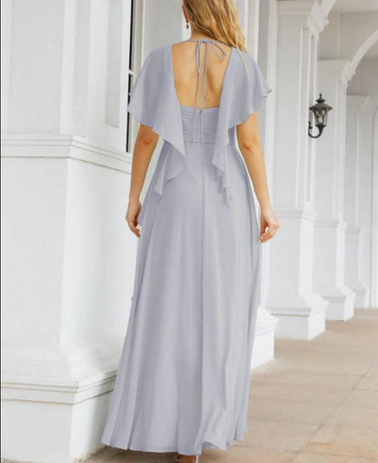 Bridesmaid Dresses Backless Formal Prom Gowns for Evening Party