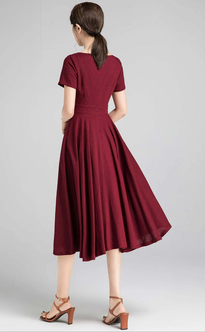 A-line Boat Neck Short Sleeve Bridesmaid Dress Formal Dresses for Wedding Guest Cocktail Dress Mother of the Bride Dresses