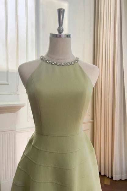 Green long gown gh6797
