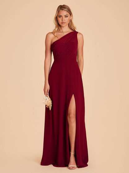 A-Line Floor-Length Chiffon Formal Gowns formal dresses evening gown Bridesmaid Dress