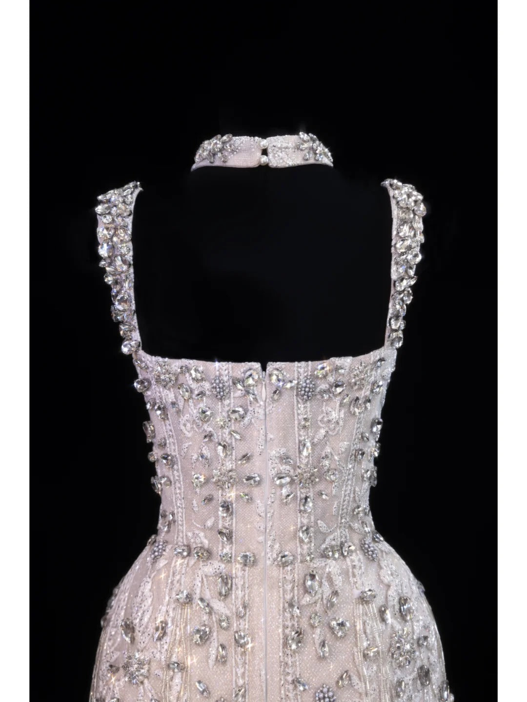 Girlhomeshops-Pink Exquisite Beaded Short Satin Homecoming Dress Birthday Party Dress gh5376