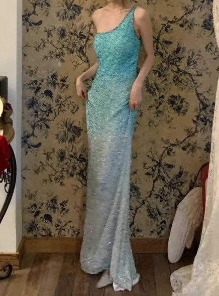 Ombre Prom Dress Off Shoulder Gala Dress Birthday Party Dress Evening Dress HZ0319