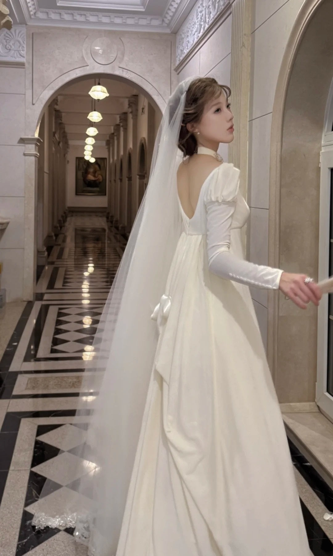 Charming Wedding Dress A Line Square Neck Wedding Dress HZ0319