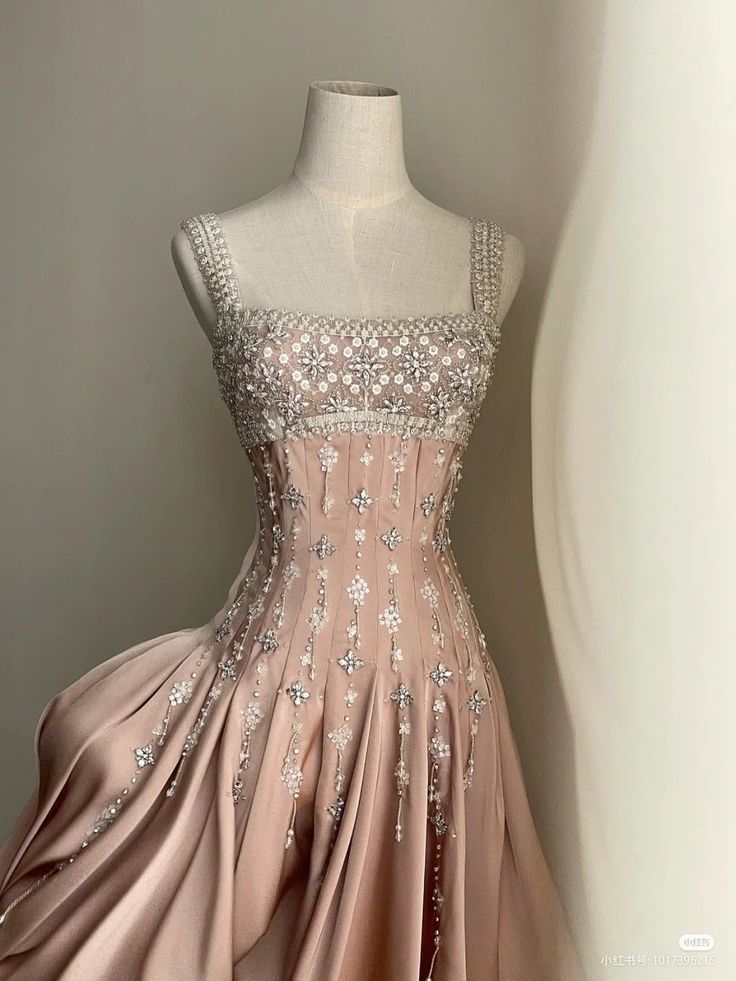 Girlhomeshops-Pink Gorgeous Exquisite Beaded Short Satin Homecoming Dress Birthday Dress gh5306