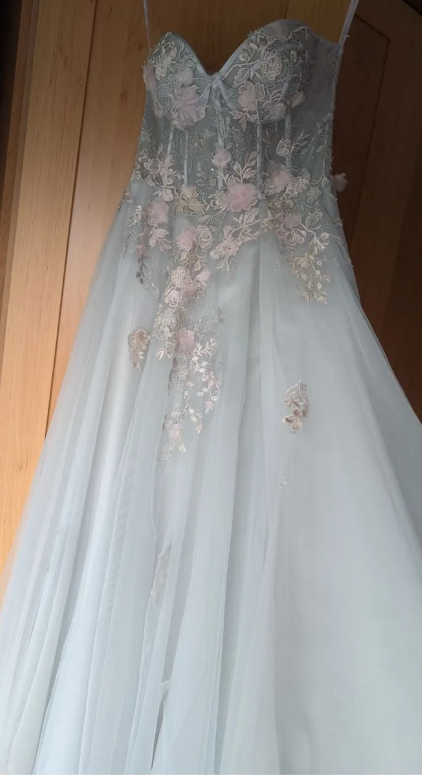 Charming Prom Dress Sweetheart Applique Long Evening Dress Party Outfits Gala Gown HZ0319