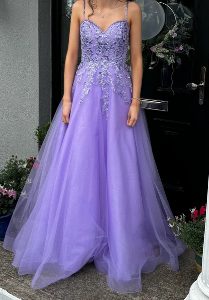 Chic Prom Dress Sweetheart Pleated Tulle Long Gala Gown Evening Dress Party Outfits HZ0319
