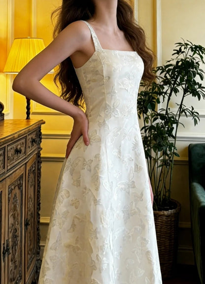 Charming Prom Dress A Line Square Neck Gala Gown Formal Evening Dress Graduation Outfits HZ0319