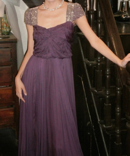 Gorgeous Prom Dress Square Neck Pleated Gala Gown Evening Dress Graduation Dress HZ0319