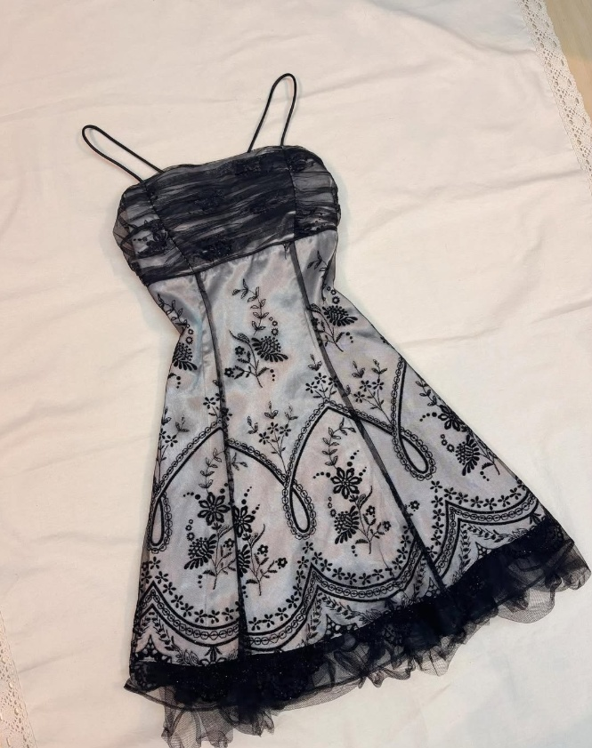 Chic Floral Spaghetti Strap A-line Chiffon Short Party Dresses Homecoming Dresses, HZ1024