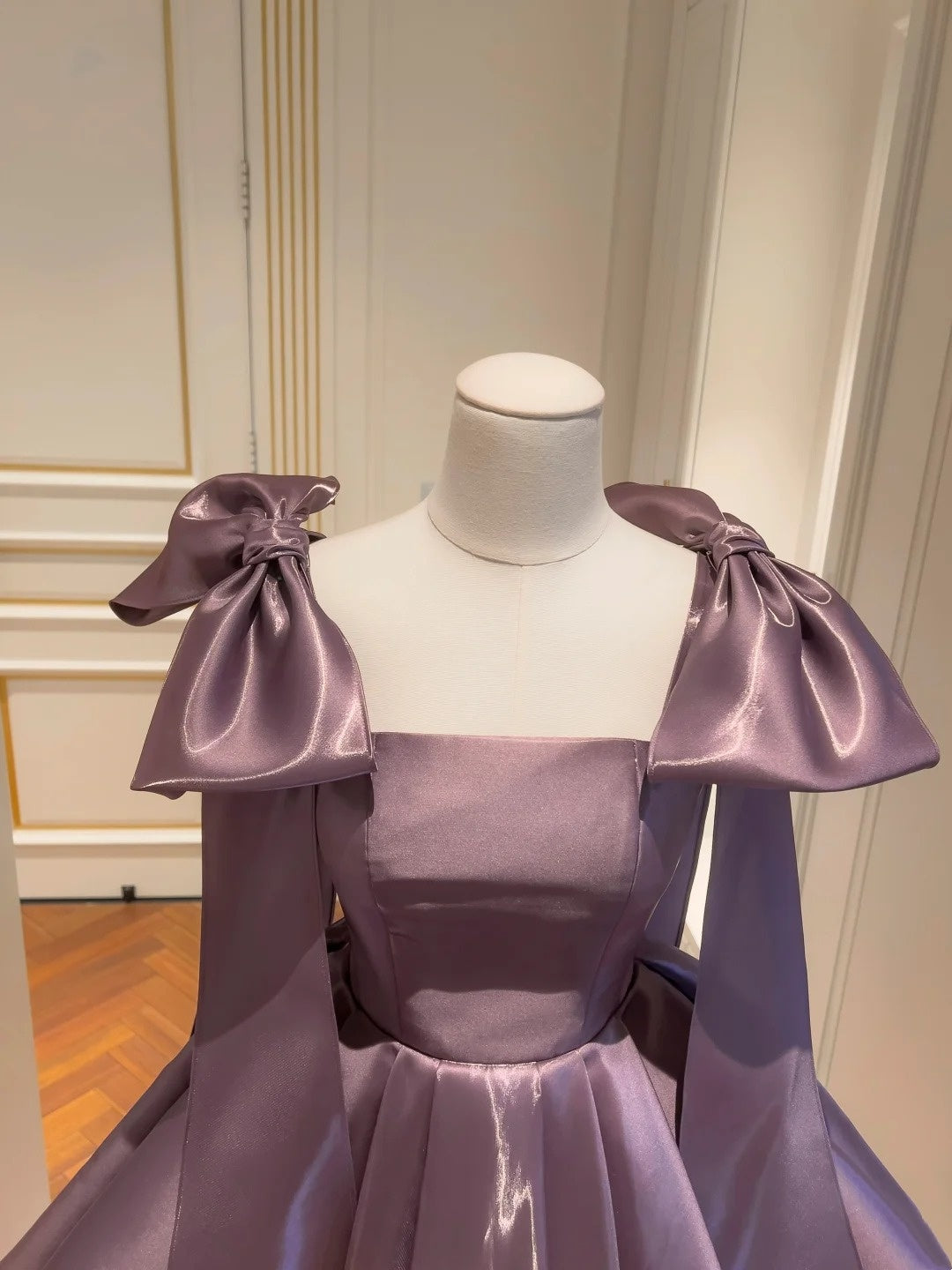 Sparkling Purple Puff Skirt Short Birthday Dress Homecoming Dress gh6795