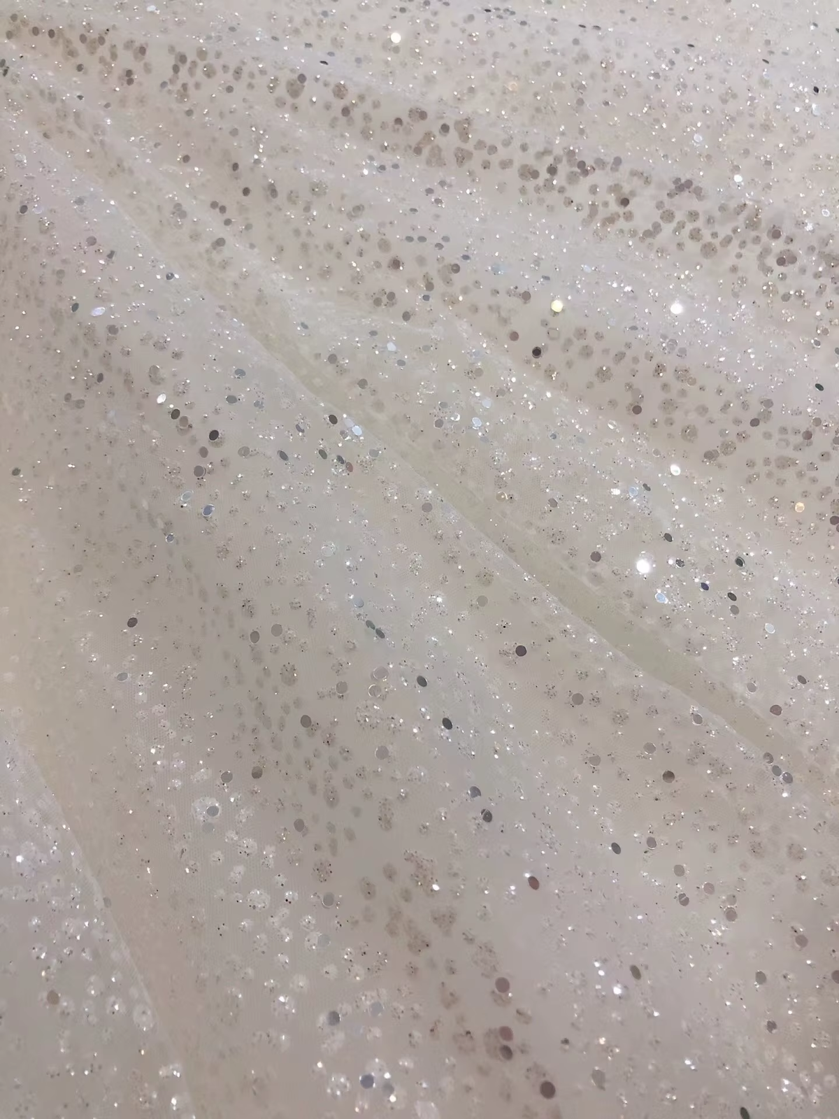 Pretty A Line Spaghetti Straps Silver Sequin Long Prom Dress Evening Dresses HZ1024