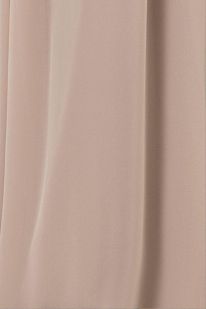 A-Line Sweep-Brush Train Chiffon Bridesmaid Dress CB0455M