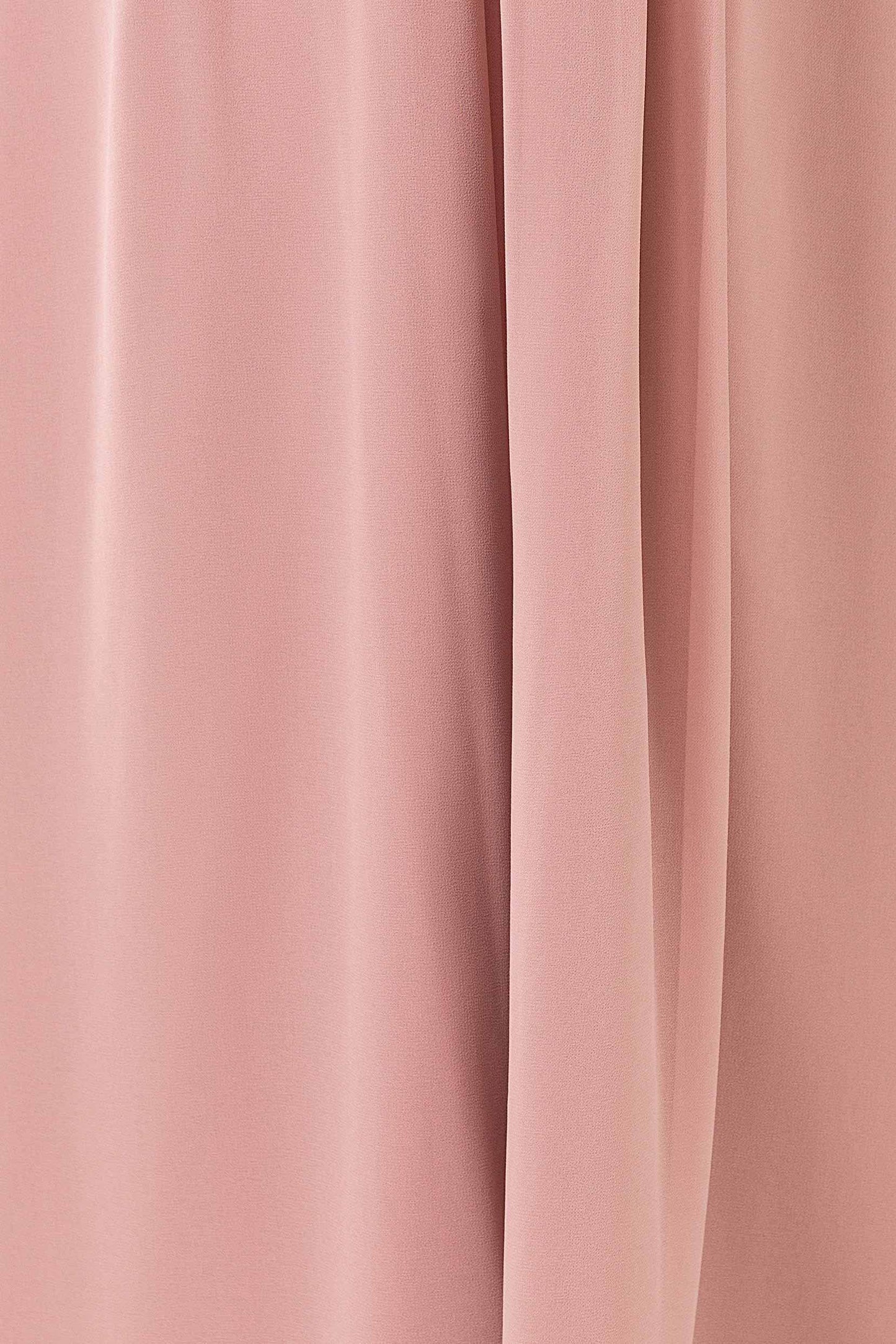 A-Line Sweep-Brush Train Chiffon Bridesmaid Dress CB0458