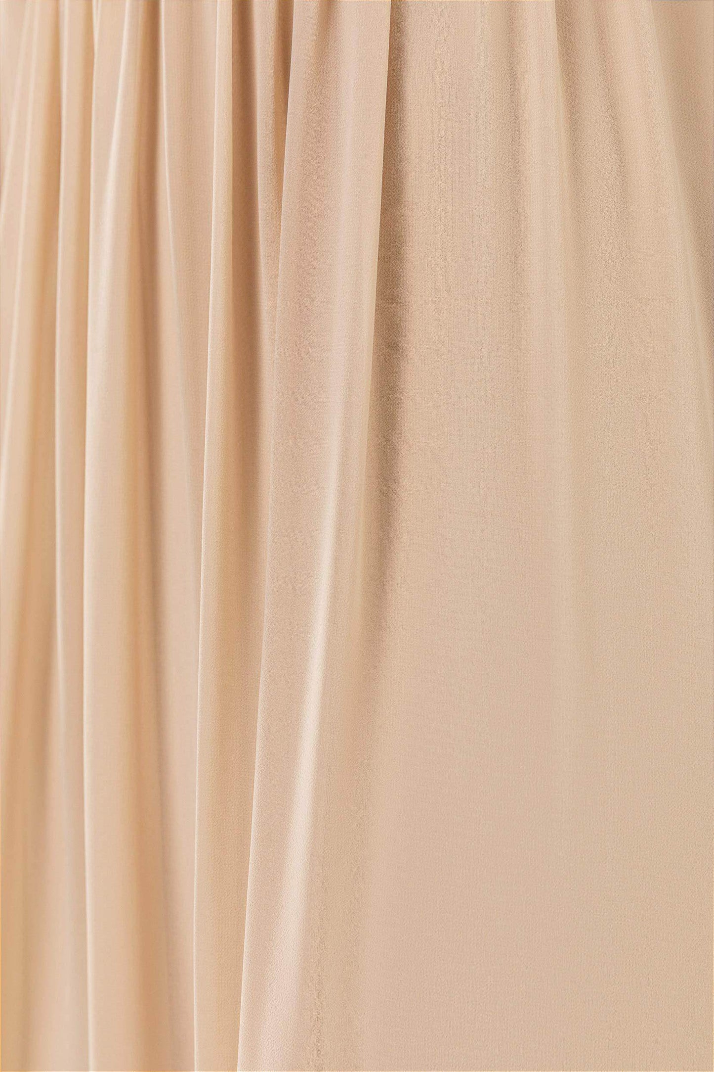 A-Line Sweep-Brush Train Chiffon Bridesmaid Dress CB0479