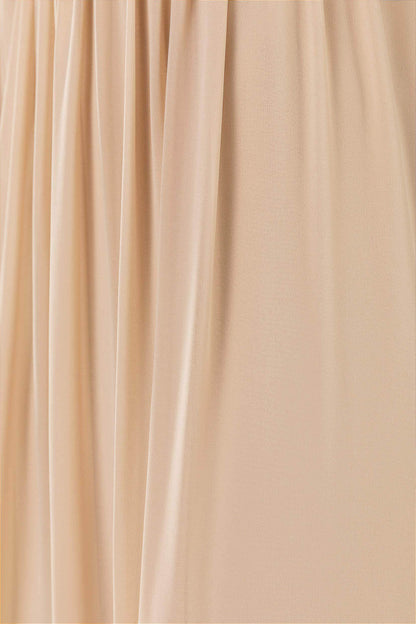 Trumpet Sweep-Brush Train Chiffon Bridesmaid Dress CB0480