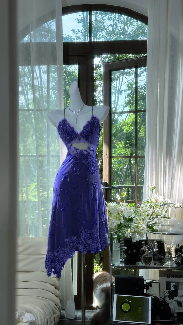 Green Lace Applique Homecoming Dresses Short Prom Dresses