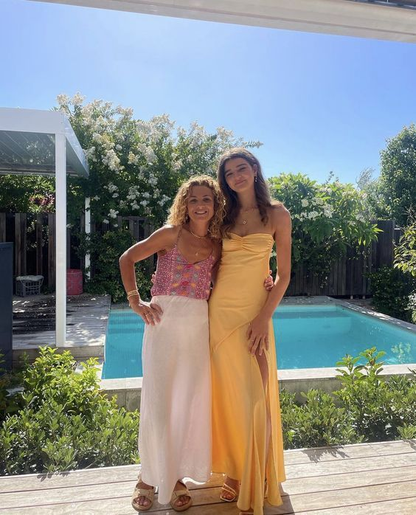Simple Spaghetti Straps Leg Split Prom Dress Long Evening Gown