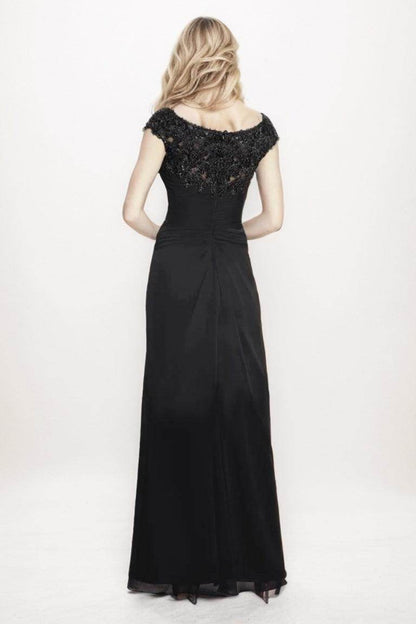 A-Line Maxi Chiffon Mother Of The Bride Dress CM0272
