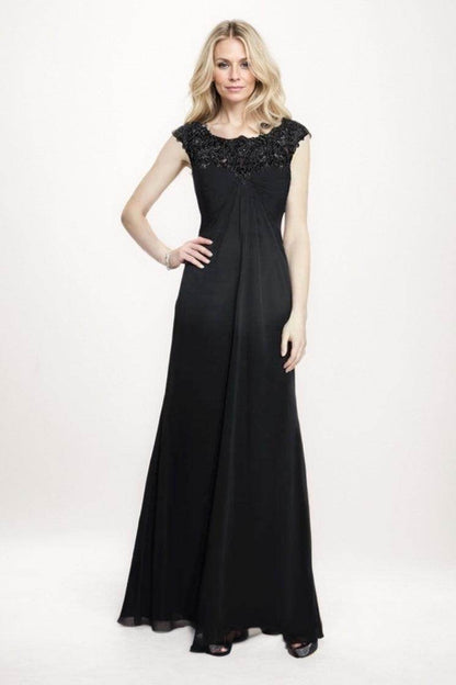 A-Line Maxi Chiffon Mother Of The Bride Dress CM0272