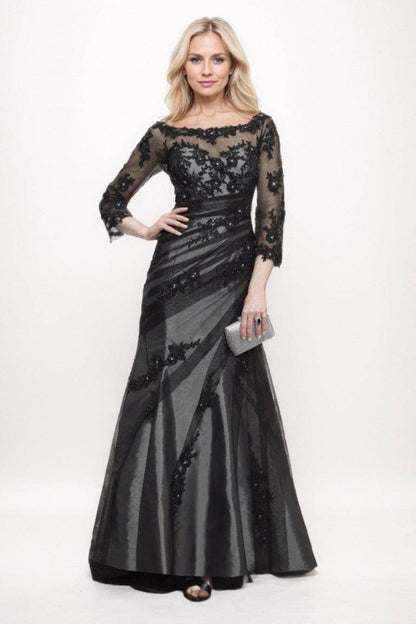 Trumpet-Mermaid Maxi Tulle Mother Of The Bride Dress CM0273