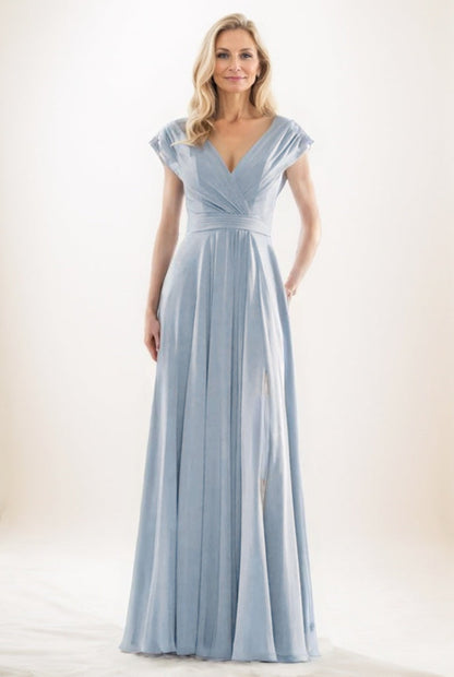 A-Line Maxi Chiffon Mother Of The Bride Dress CM0290