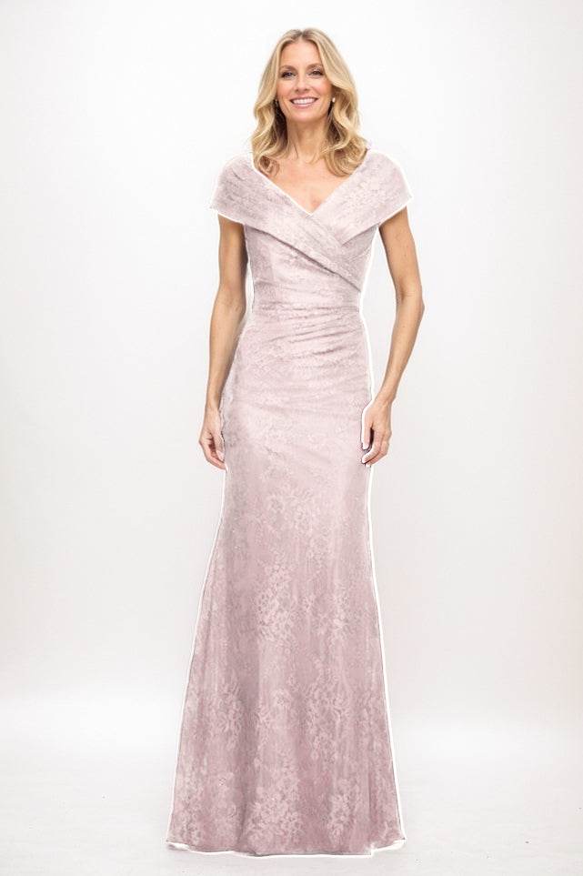 Sheath Maxi Elastic Satin Mother Of The Bride Dress CM0325