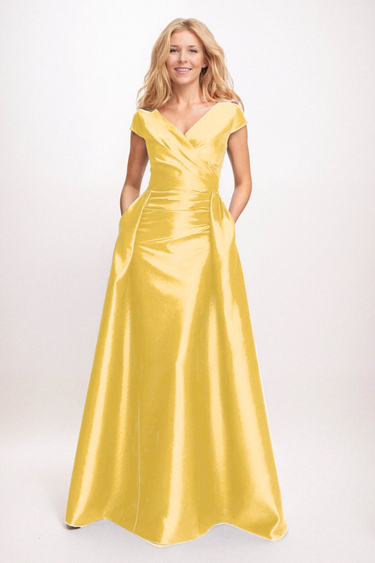 Trumpet-Mermaid Maxi Satin Mother of the Bride Dresses CM0382