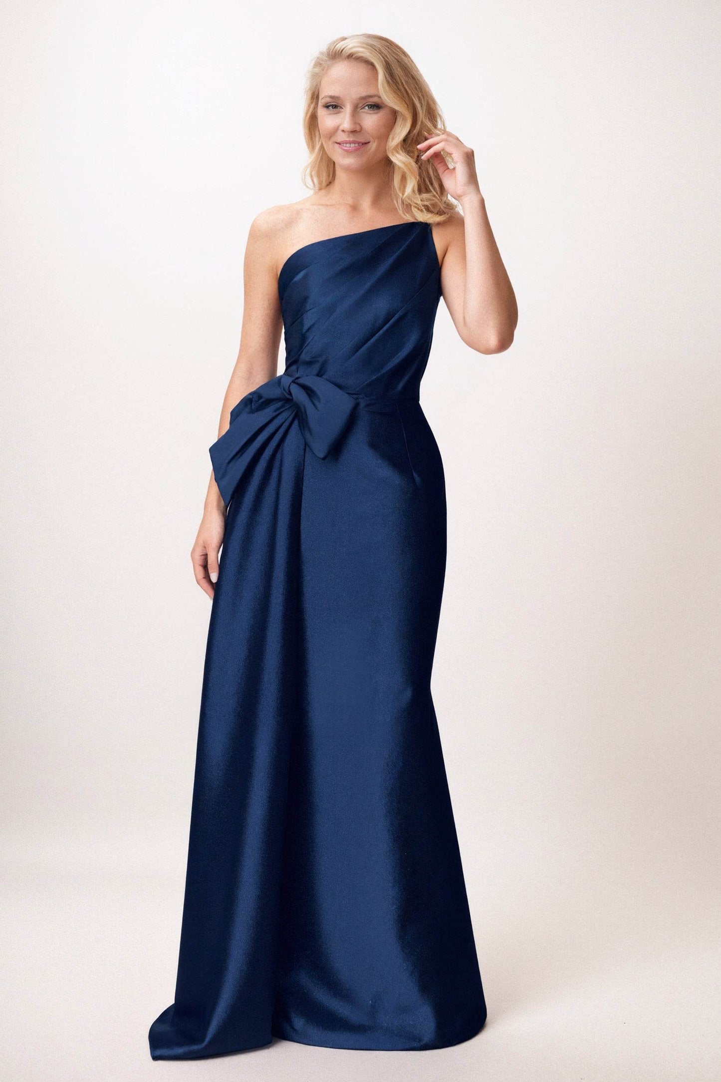 Trumpet-Mermaid Maxi Satin Mother of the Bride Dresses CM0386