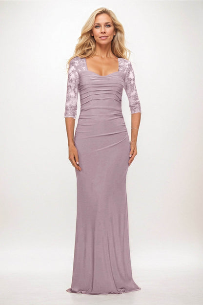 Trumpet-Mermaid Maxi Elastic Cloth Mother of the Bride Dresses CM0395
