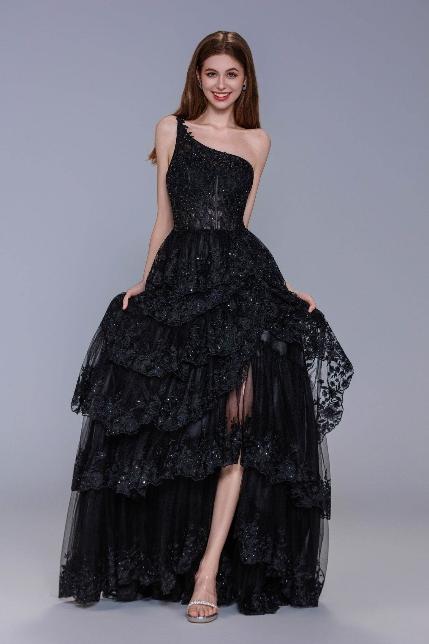 Ball Gown Maxi Tulle Prom Dress CS1049