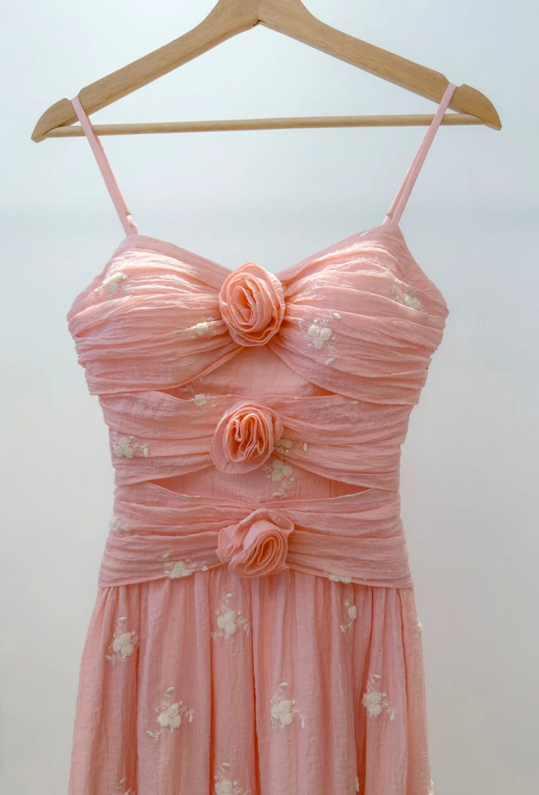 Classy Pink Prom Dress Beaded Spaghetti Straps Sheath Evening Dress Sleeveless Birthday Dress DP05237