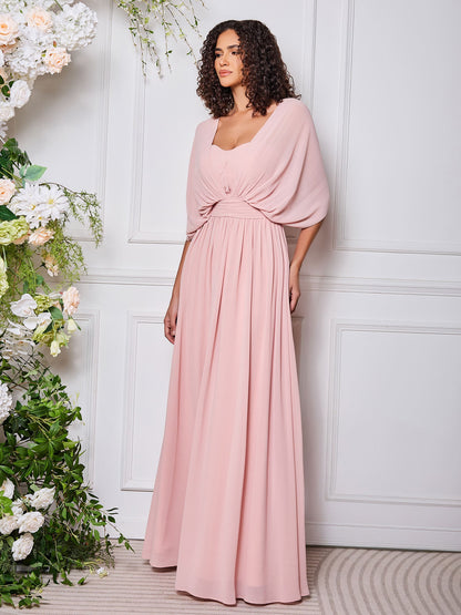 Butterfly Sleeves Multi Wear Convertible Bridesmaid Dresses
