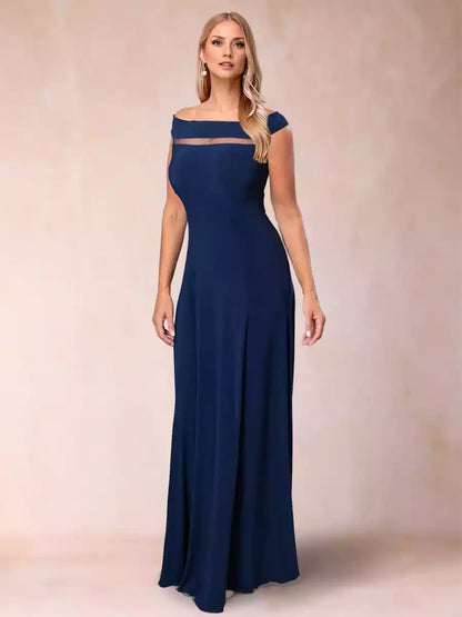 Exquisite A-line/Princess style off shoulder sleeveless ruffled Mother of the Bride Dresses