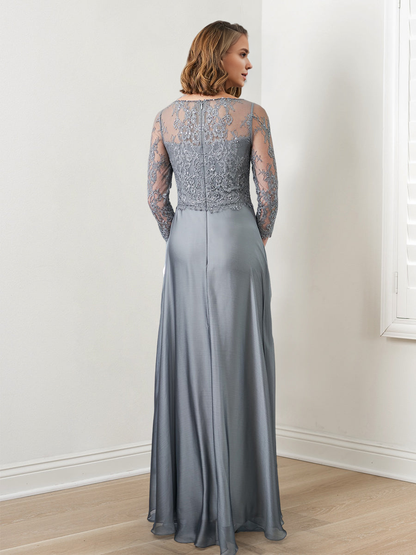 A-Line/Princess Mother Of The Bride Dresses With Applique & Sequins