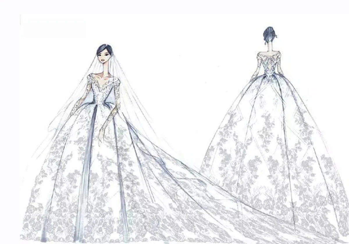 Elegant Lace Wedding Dresses for Women Luxury Sleeveless Deep V-Neck Bridal Gowns Sweetheart Wedding Gown